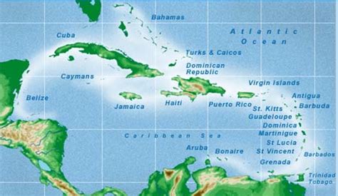 Sovereign island nations. The Caribbean is home to thirteen sovereign island nations: Antigua and Barbuda, Bahamas, Barbados, Cuba, Dominica, Dominican Republic, Grenada, Haiti, Jamaica, Saint Kitts and …